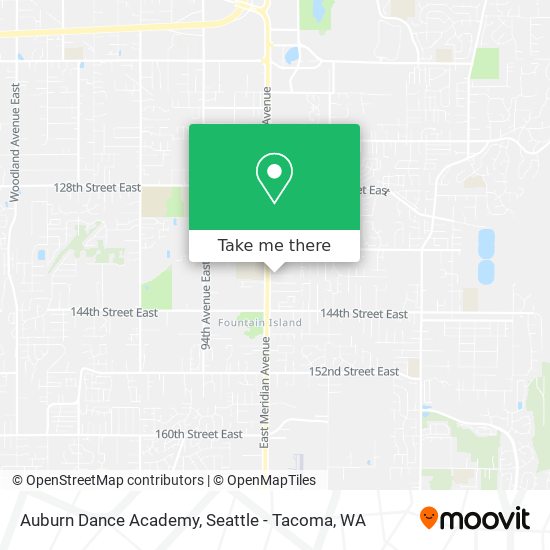 Mapa de Auburn Dance Academy