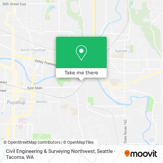 Civil Engineering & Surveying Northwest map