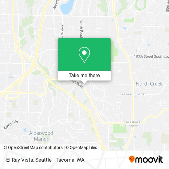 El Ray Vista map