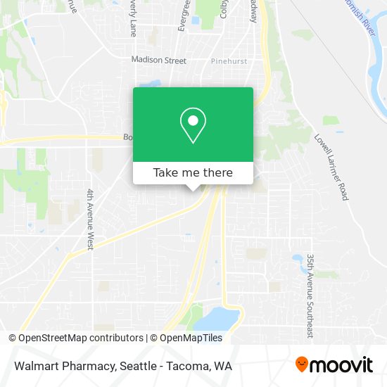 Mapa de Walmart Pharmacy