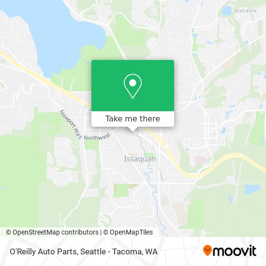 O'Reilly Auto Parts map