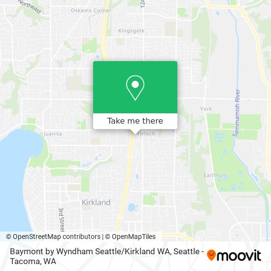 Baymont by Wyndham Seattle / Kirkland WA map