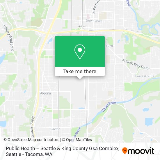Mapa de Public Health – Seattle & King County Gsa Complex