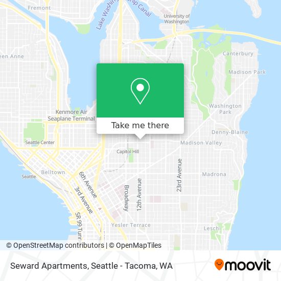 Seward Apartments map
