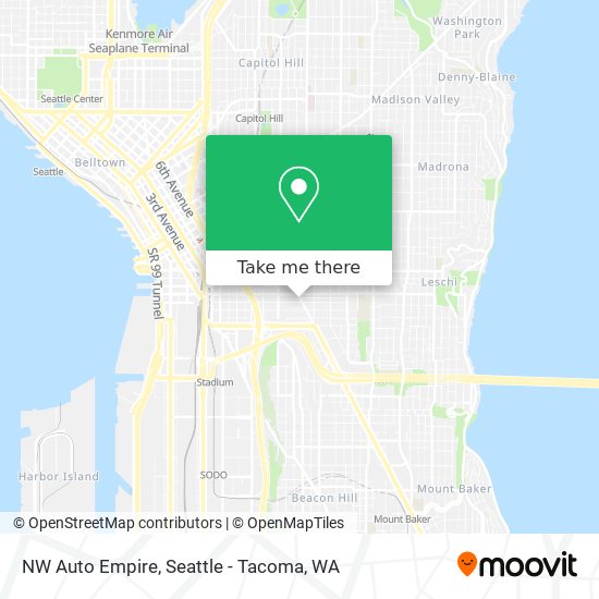 NW Auto Empire map