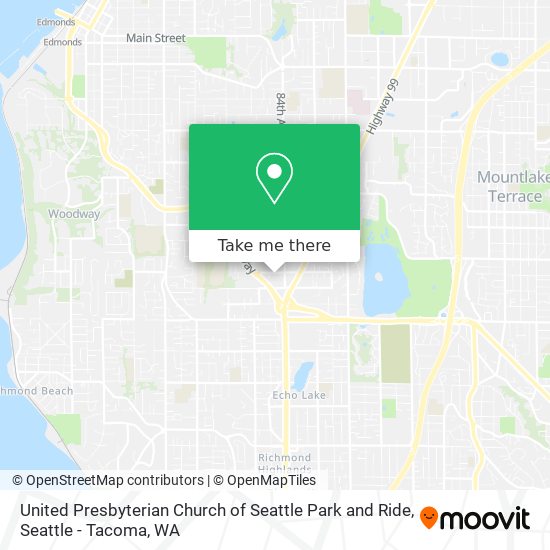 United Presbyterian Church of Seattle Park and Ride map