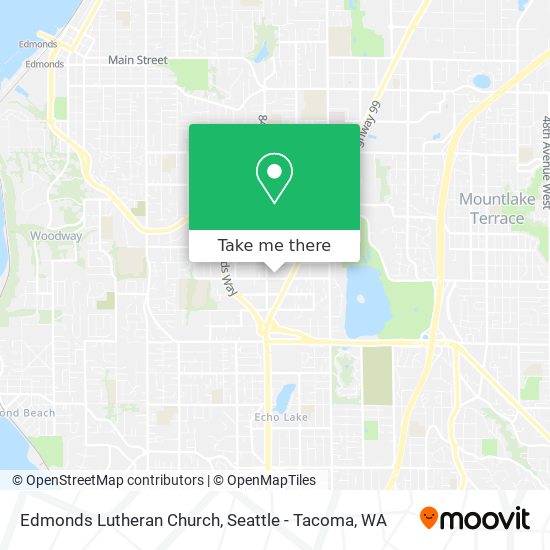 Edmonds Lutheran Church map