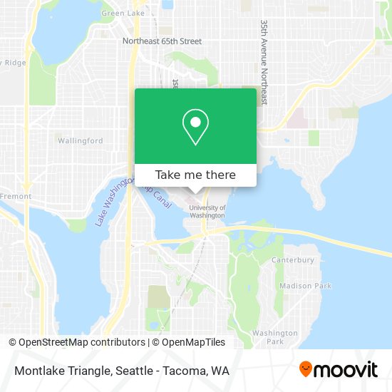 Mapa de Montlake Triangle