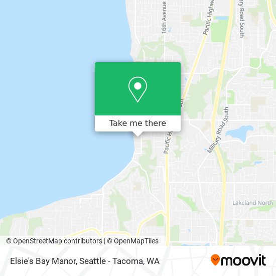 Mapa de Elsie's Bay Manor