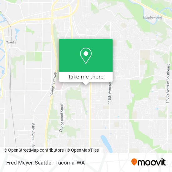 Mapa de Fred Meyer