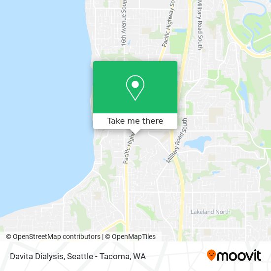 Mapa de Davita Dialysis