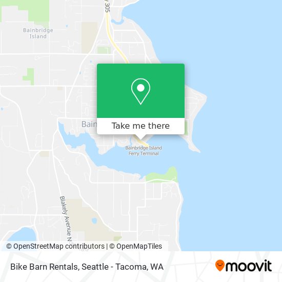 Mapa de Bike Barn Rentals