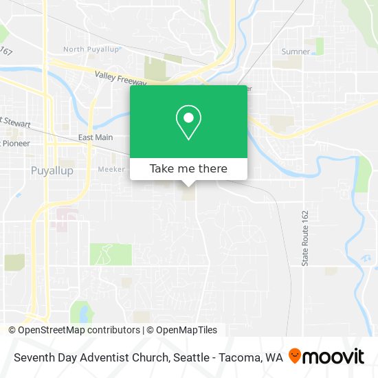 Seventh Day Adventist Church map