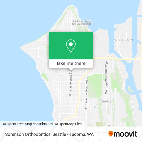 Sorenson Orthodontics map