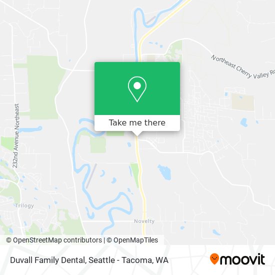 Duvall Family Dental map