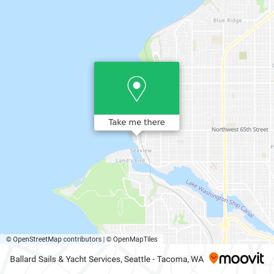 Mapa de Ballard Sails & Yacht Services