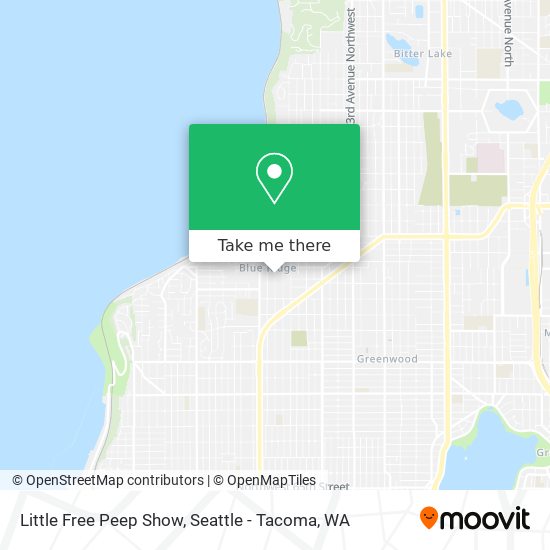 Mapa de Little Free Peep Show