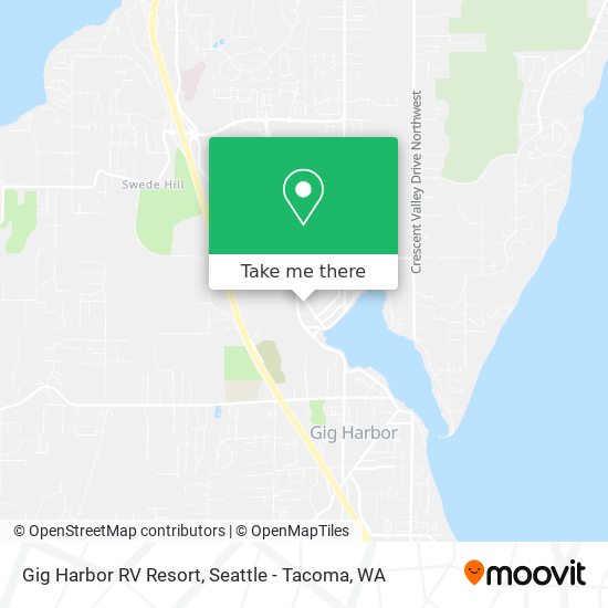 Mapa de Gig Harbor RV Resort