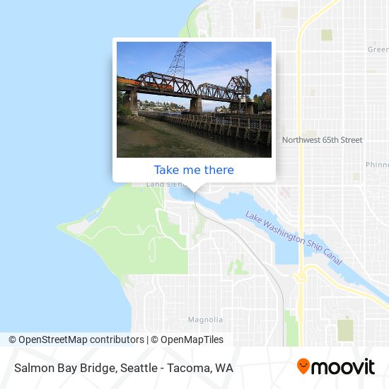 Mapa de Salmon Bay Bridge