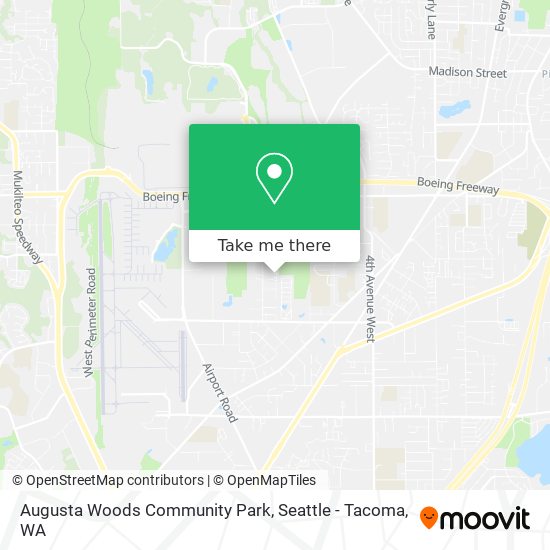 Augusta Woods Community Park map