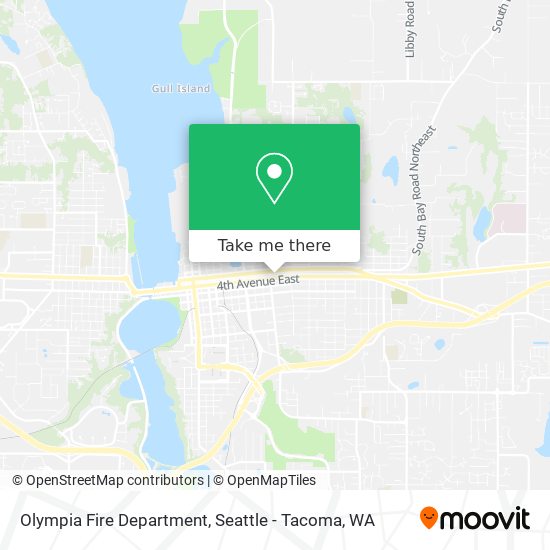 Olympia Fire Department map