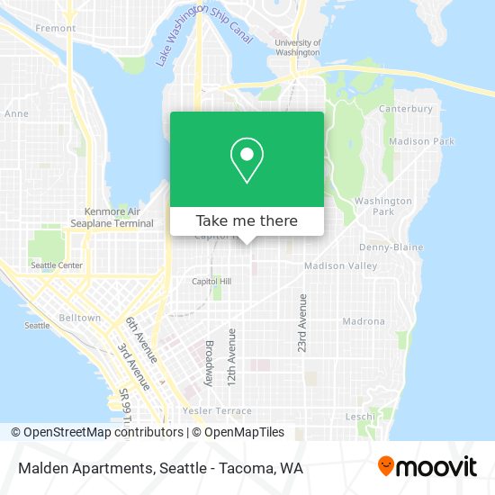 Malden Apartments map