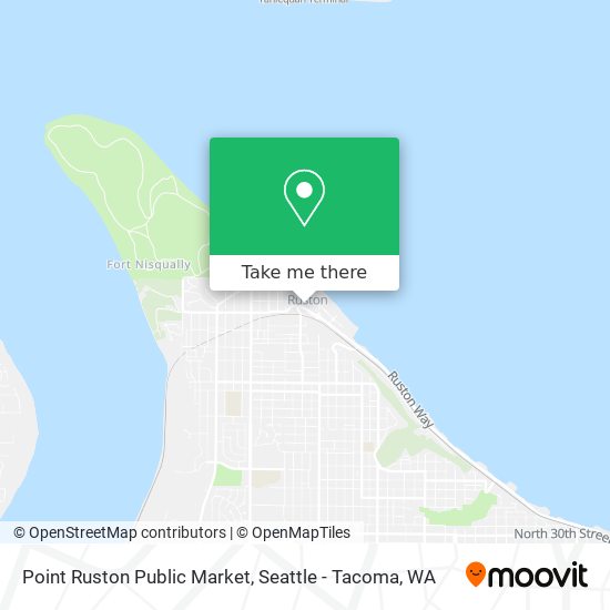 Point Ruston Public Market map
