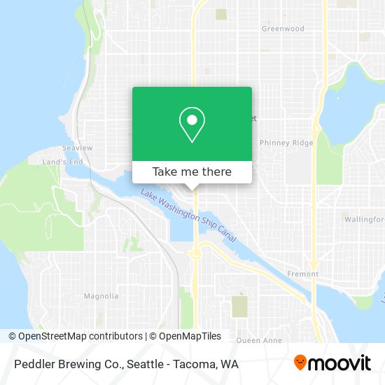 Peddler Brewing Co. map
