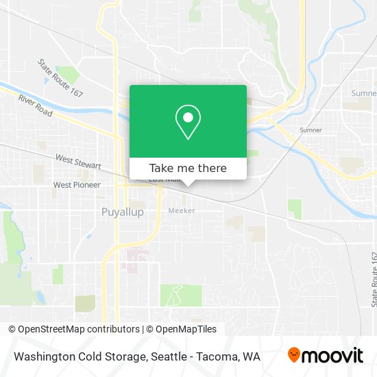 Mapa de Washington Cold Storage