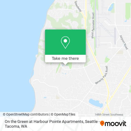 On the Green at Harbour Pointe Apartments map