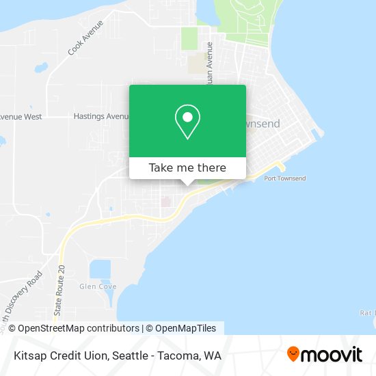 Kitsap Credit Uion map