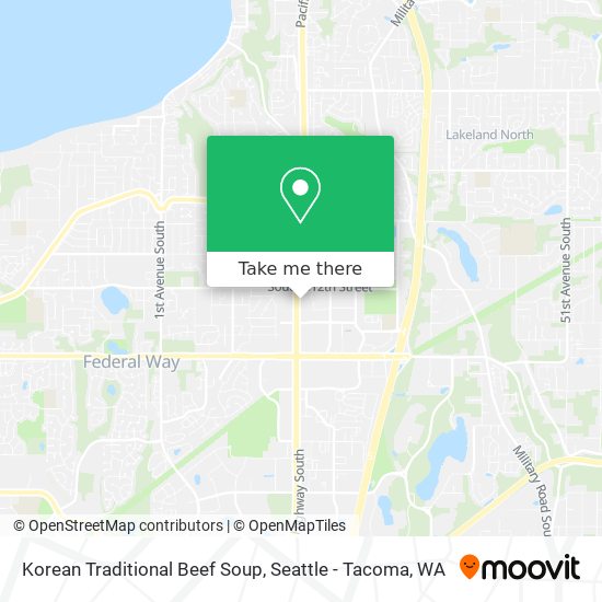 Korean Traditional Beef Soup map