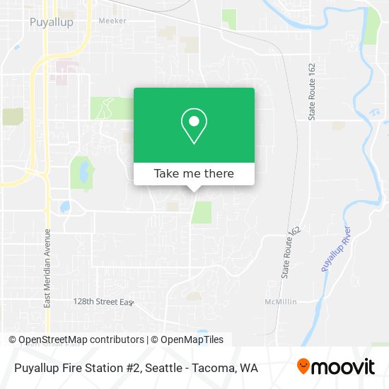 Puyallup Fire Station #2 map