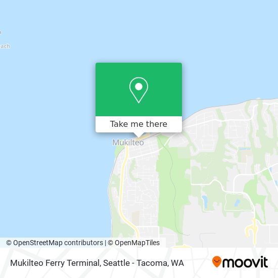 Mukilteo Ferry Terminal map