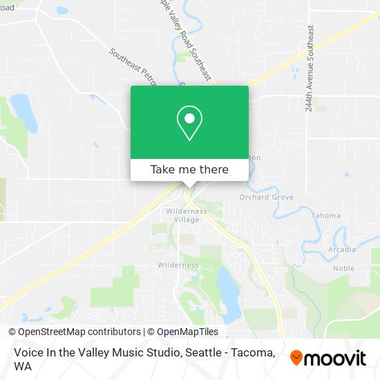 Mapa de Voice In the Valley Music Studio