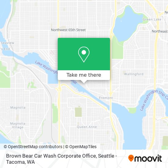 Mapa de Brown Bear Car Wash Corporate Office