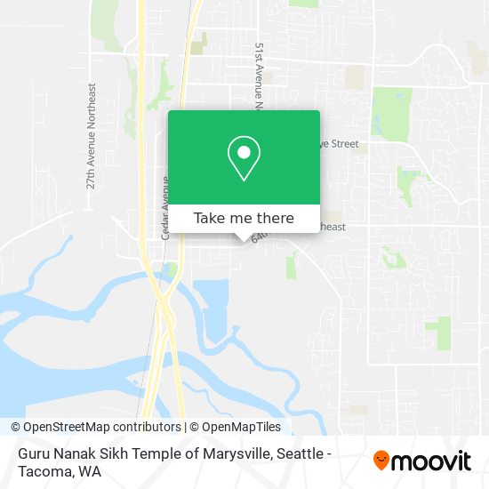 Mapa de Guru Nanak Sikh Temple of Marysville