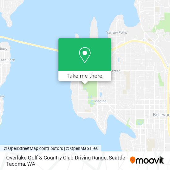 Overlake Golf & Country Club Driving Range map