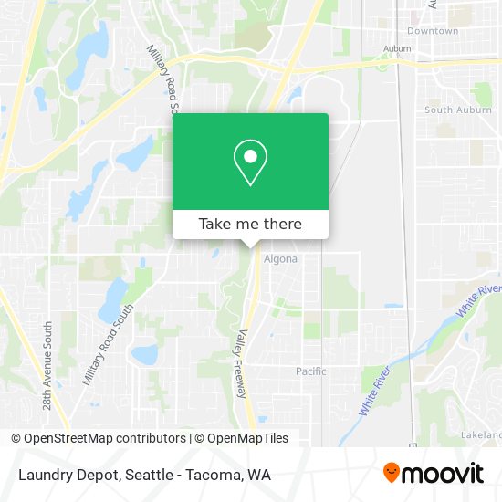 Laundry Depot map