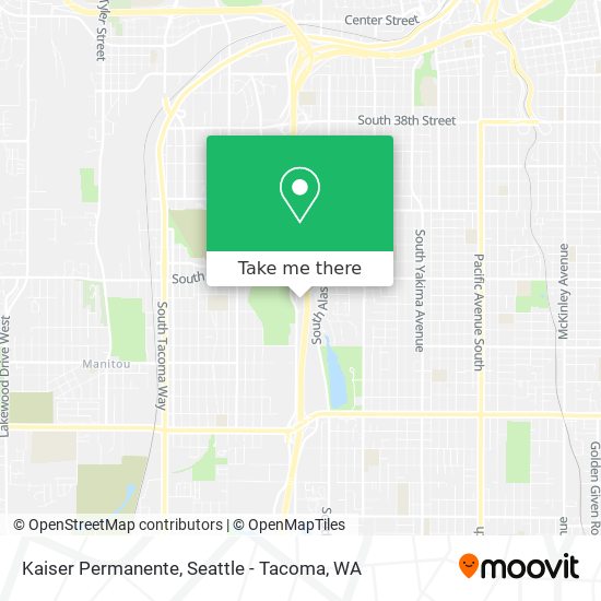 Kaiser Permanente map