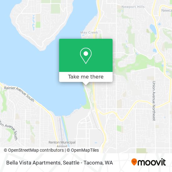 Bella Vista Apartments map