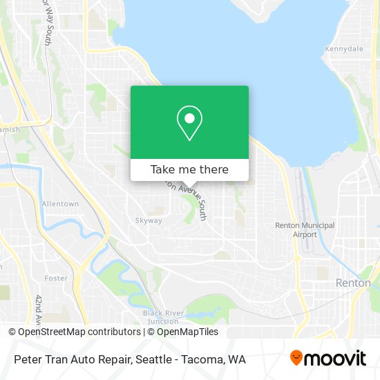 Peter Tran Auto Repair map