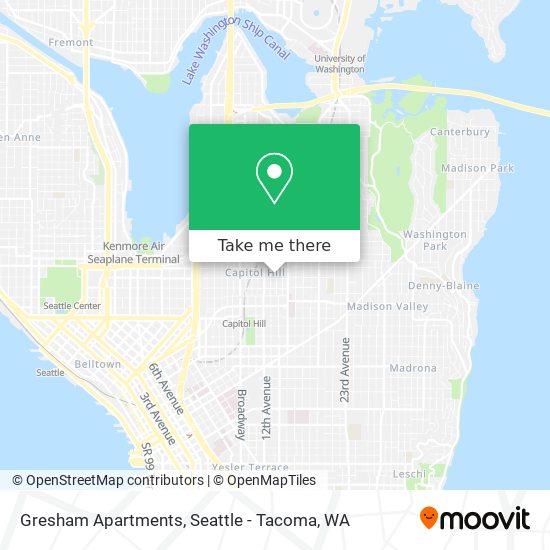 Gresham Apartments map