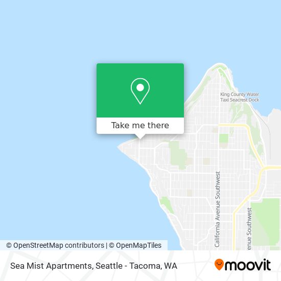 Sea Mist Apartments map