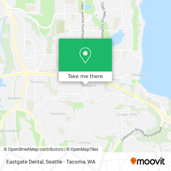 Eastgate Dental map