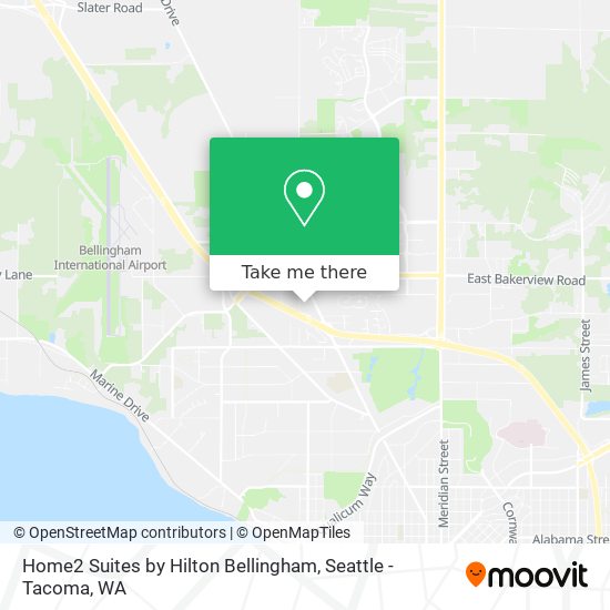 Mapa de Home2 Suites by Hilton Bellingham