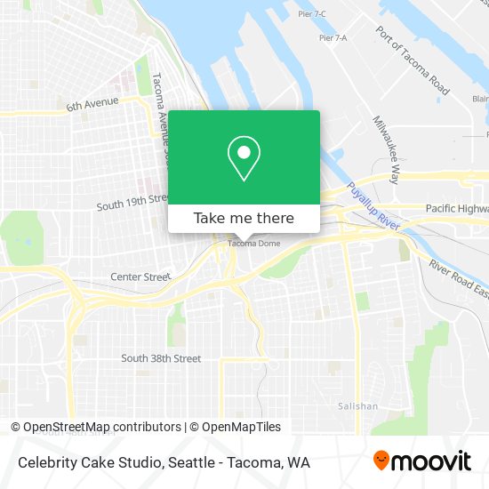 Celebrity Cake Studio map