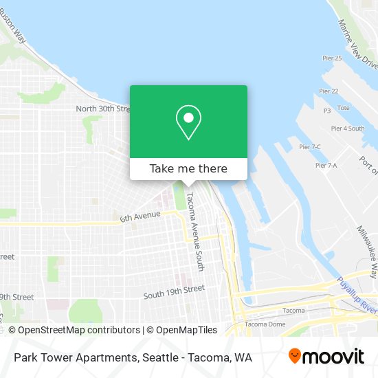 Park Tower Apartments map