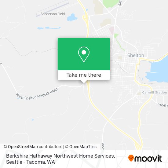 Mapa de Berkshire Hathaway Northwest Home Services
