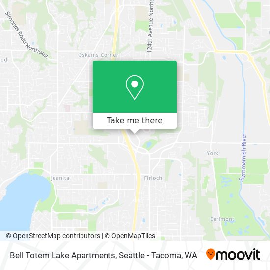 Bell Totem Lake Apartments map